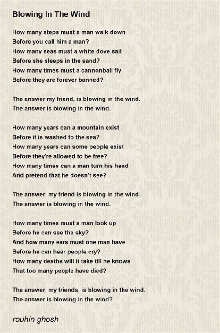 Hair blowing in the wind lyrics